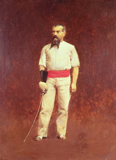 Richard Burton (1821-90) in Fencing Dress by Albert Letchford